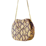 Apple Snazee Gold Brown Tote