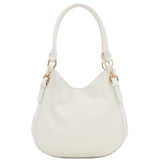 Faux Leather Medium Hobo Bag