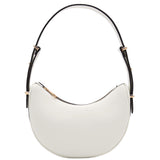 Small Crescent Smooth PU Leather Underarm Shoulder Bag