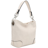Hobo Shoulder Bag with Big Snap Hook Hardware