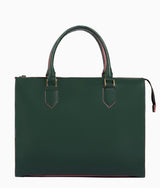 Army green workplace handbag