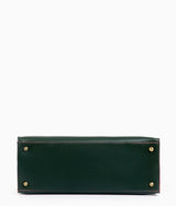 Army green workplace handbag