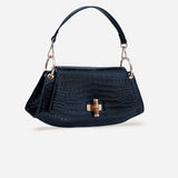 Bamboo Croc Shoulder Bag