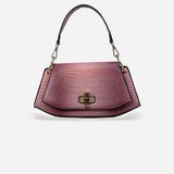 Bamboo Croc Shoulder Bag