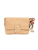 Beige Buckled Handbag -