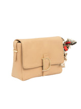 Beige Buckled Handbag -