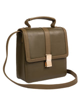 Dark Green Casual Handbag -