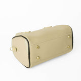 Beige Drum Tote Bag