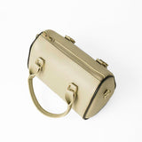 Beige Drum Tote Bag
