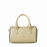Beige Drum Tote Bag