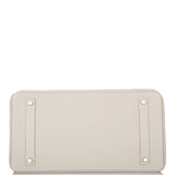 Hermes Birkin 35 Gris Perle Togo Palladium Hardware
