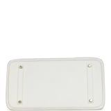 Hermes Birkin 35 White Epsom Gold Hardware