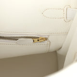 Hermes Birkin 35 White Epsom Gold Hardware