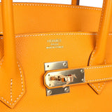 Hermes Birkin 35 Jaune D'or Candy Epsom Permabrass Hardware