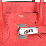 Hermes Birkin 30 Rose Jaipur Epsom Palladium Hardware