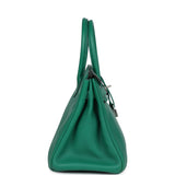 Hermes Birkin 30 Vert Vertigo Clemence Palladium Hardware