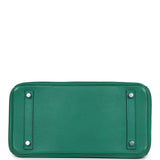 Hermes Birkin 30 Vert Vertigo Clemence Palladium Hardware