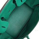 Hermes Birkin 30 Vert Vertigo Clemence Palladium Hardware