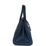 Hermes Birkin 30 Deep Bleu Swift Palladium Hardware