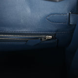 Hermes Birkin 30 Deep Bleu Swift Palladium Hardware