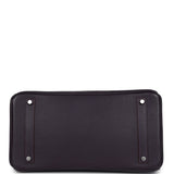 Hermes Birkin 35 Raisin Clemence Palladium Hardware