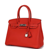Hermes Birkin 30 Capucine Togo Palladium Hardware