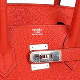 Hermes Birkin 30 Capucine Togo Palladium Hardware