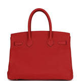Hermes Birkin 30 Geranium Togo Gold Hardware