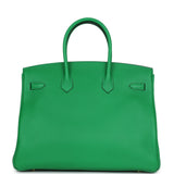 Hermes Birkin 35 Bambou Clemence Gold Hardware