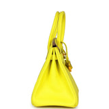 Hermes Birkin 30 Lime Epsom Gold Hardware