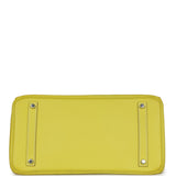 Hermes Birkin 35 Lime Candy Epsom Palladium Hardware