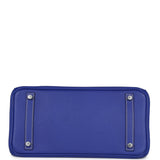 Hermes Birkin 30 Bleu Electric Candy Epsom Palladium Hardware