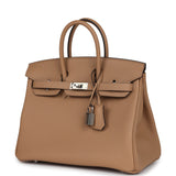 Hermes Birkin 25 Chai Togo Palladium Hardware