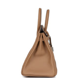 Hermes Birkin 25 Chai Togo Palladium Hardware