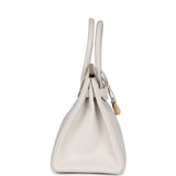 Hermes Birkin 30 Gris Pale Epsom Gold Hardware