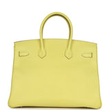 Hermes Birkin 35 Soufre Epsom Palladium Hardware