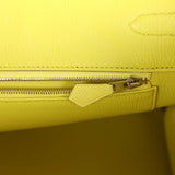 Hermes Birkin 35 Soufre Epsom Palladium Hardware