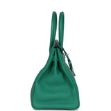 Hermes Birkin 30 Vert Vertigo Verso Clemence Palladium Hardware