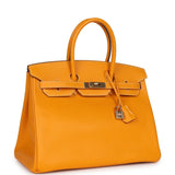 Hermes Birkin 35 Jaune D'or Candy Epsom Permabrass Hardware