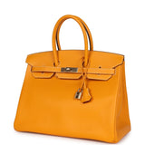 Hermes Birkin 35 Jaune D'or Candy Epsom Permabrass Hardware