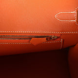 Hermes Birkin 35 Jaune D'or Candy Epsom Permabrass Hardware