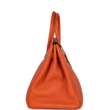 Hermes Birkin 35 Orange Togo Gold Hardware