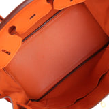 Hermes Birkin 35 Orange Togo Gold Hardware