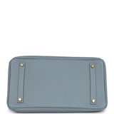 Hermes Birkin 35 Bleu Lin Togo Gold Hardware