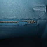 Hermes Birkin 35 Cobalt Togo Palladium Hardware