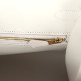 Hermes Birkin Sellier 30 Gris Pale Epsom Gold Hardware