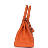 Hermes Birkin 30 Orange Togo Palladium Hardware