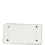 Hermes Birkin 25 New White Swift Gold Hardware