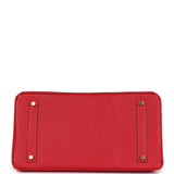 Hermes Birkin 35 Rouge Casaque Epsom Gold Hardware