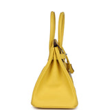 Hermes Birkin 30 Jaune de Naples Epsom Palladium Hardware